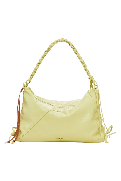 Desigual: Women's Medium Shiny Bow Bag (Yellow)