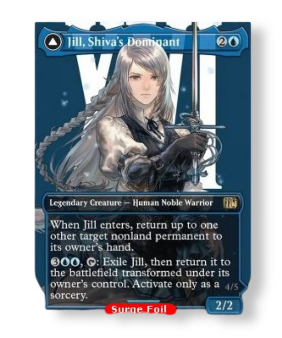 Jill Shiva's Dominant Shiva Warden Of Ice (V.3): The Gathering Final Fantasy