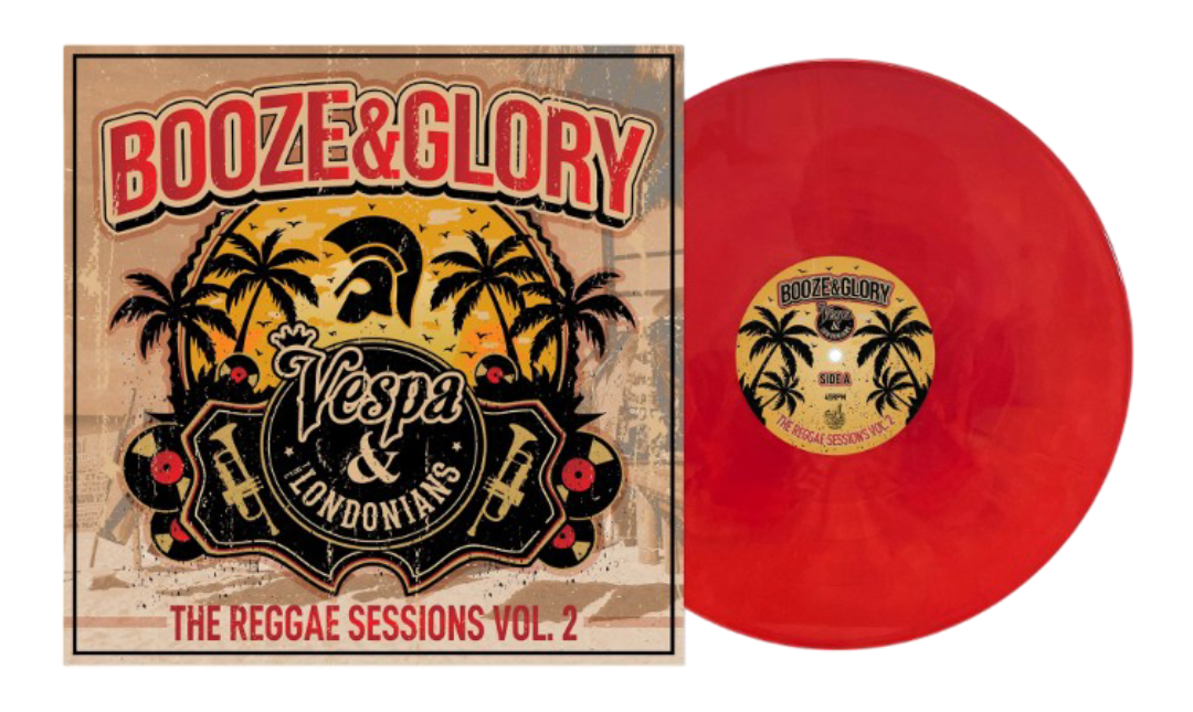 Booze & Glory: The Reggae Sessions Vol. 2 - Vinyl LP (Red & Orange Galaxy)