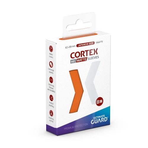 Ultimate Guard Cortex Japanese Sleeves (Matte Orange, 60)