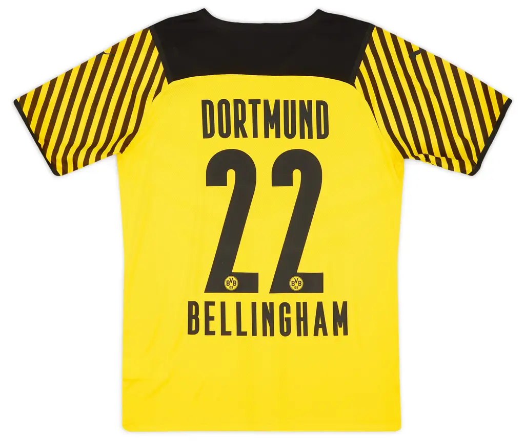 Bellingham: Borussia Dortmund Player European Shirt No.22 (2021-22)