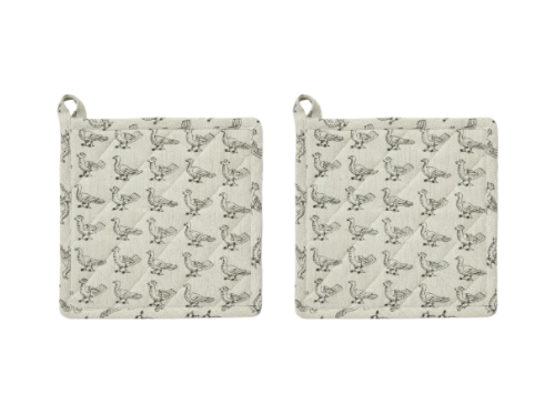 Boel & Jan: Stina Pot Holders (Beige)