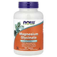 NOW Foods: Magnesium Glycinate (180 Tablets)