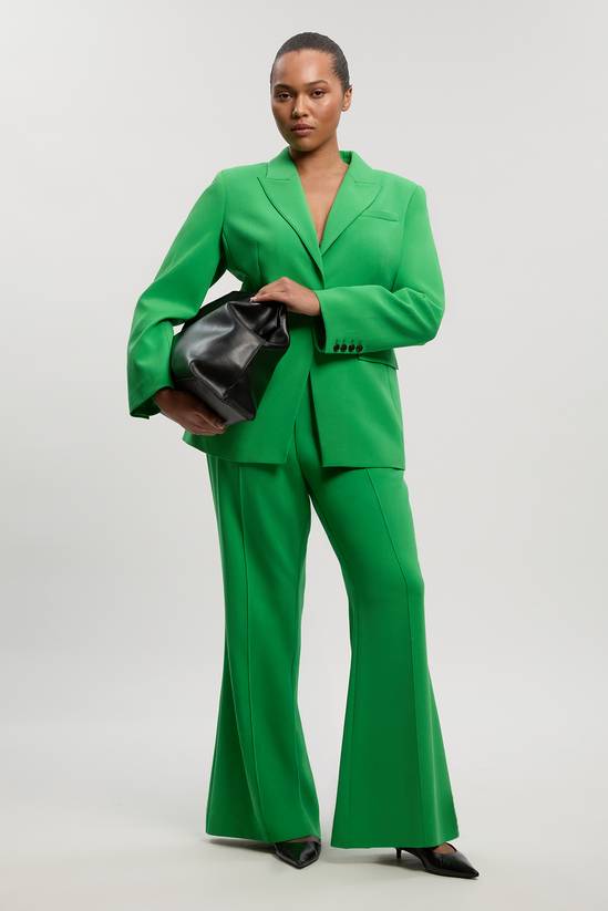 Women's Compact Stretch Single Breasted Tailored Blazer