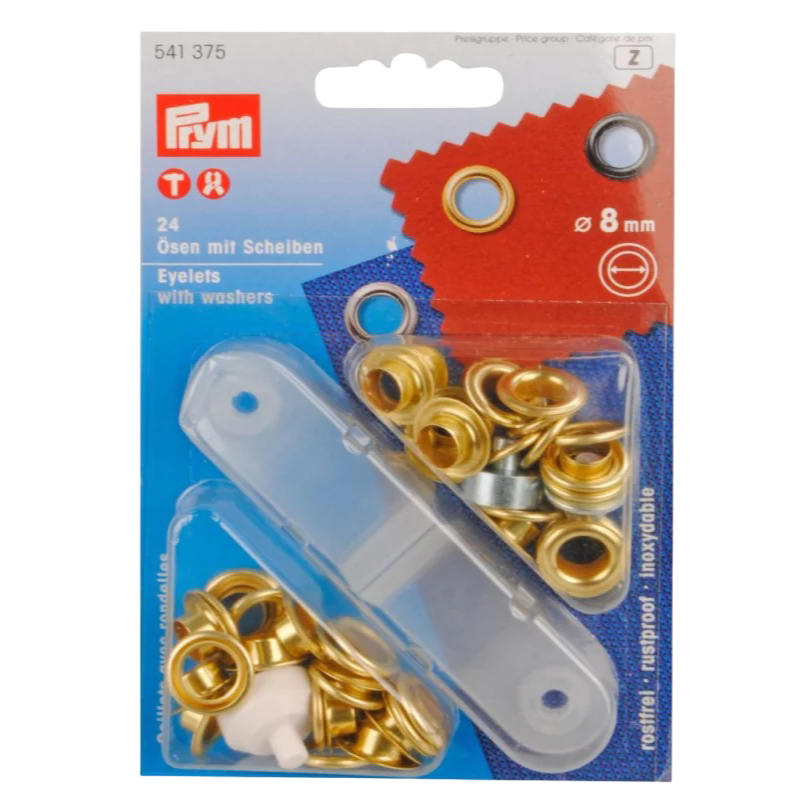 Eyelets & Washers - 8mm
