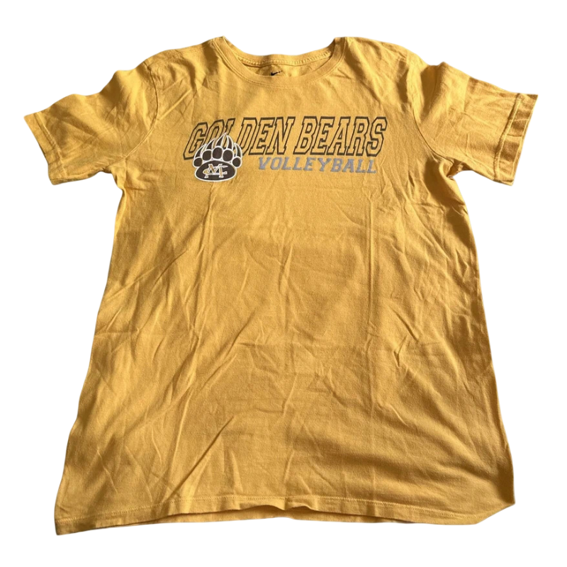 Nike: Men’s Golden Bears Volleyball T-shirt (Yellow)
