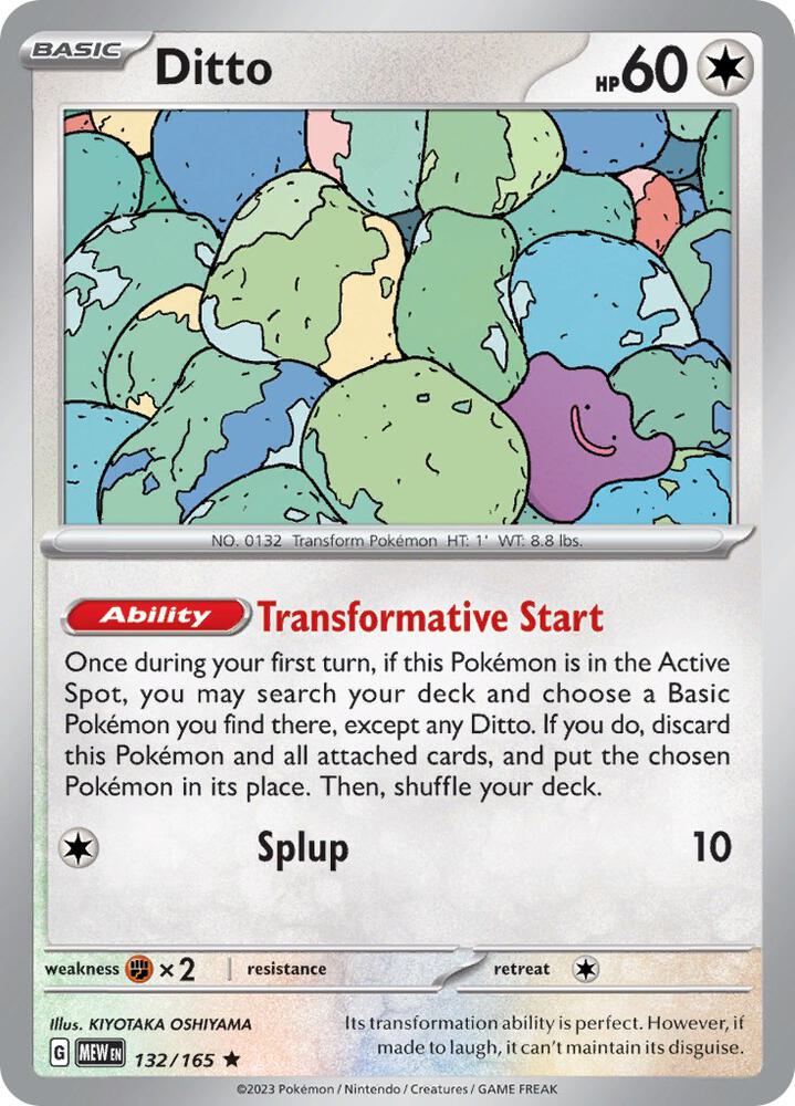 Pokémon TCG: Ditto #093 (Scarlet & Violet, NM)