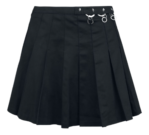 Banned Alternative: Pleated Ring Skirt (Black)