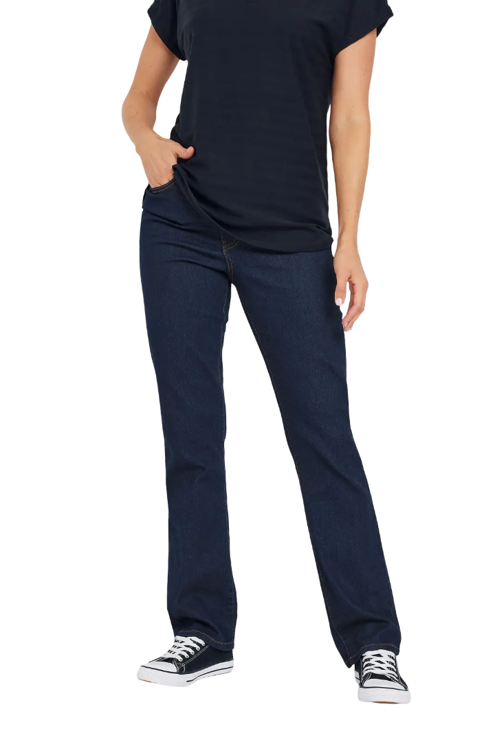 Long Tall Sally: Tall Straight Leg Jeans (Dark Indigo)