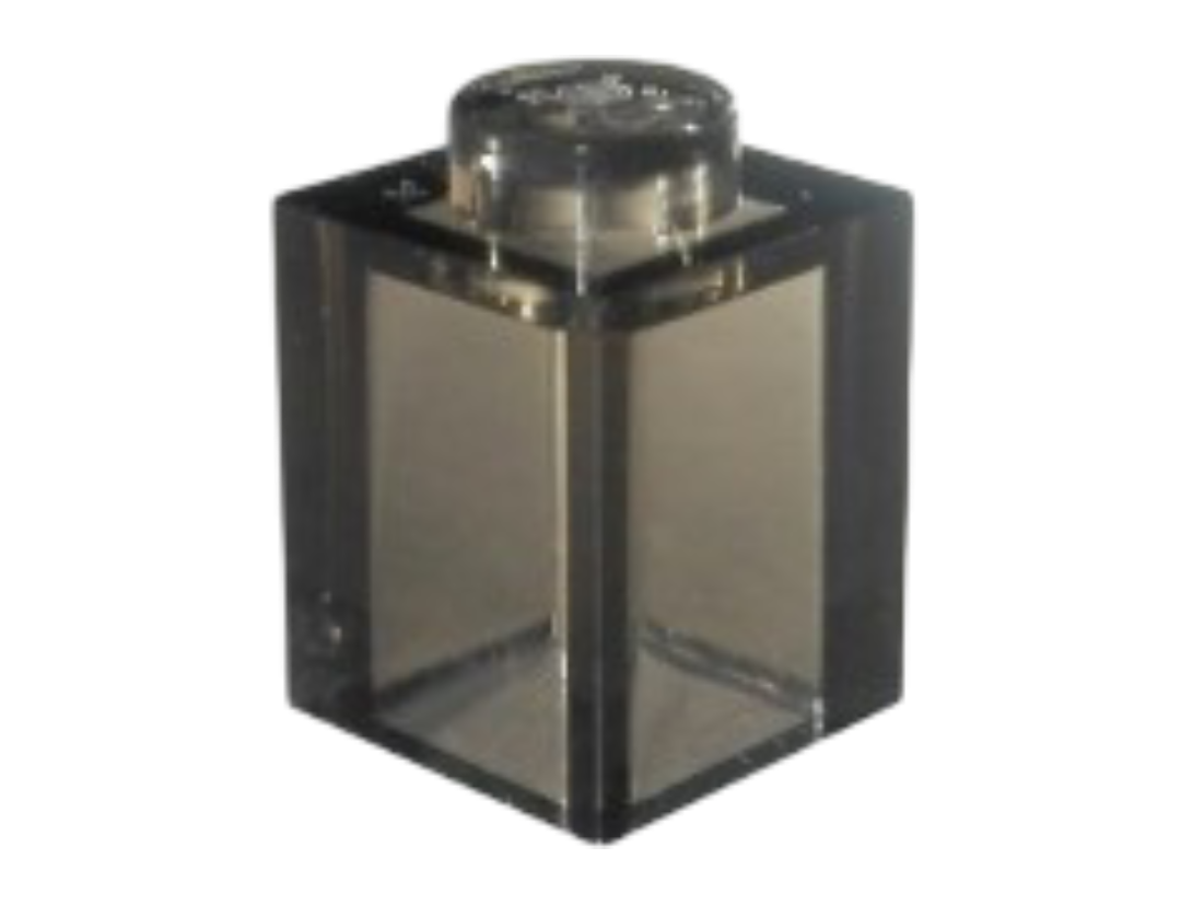 Brick - Transparent Brown (1x1)