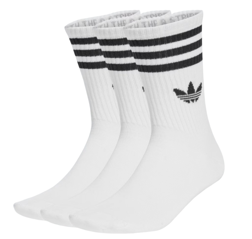 Men's 3-Stripes Crew Socks (Pack of 3)
