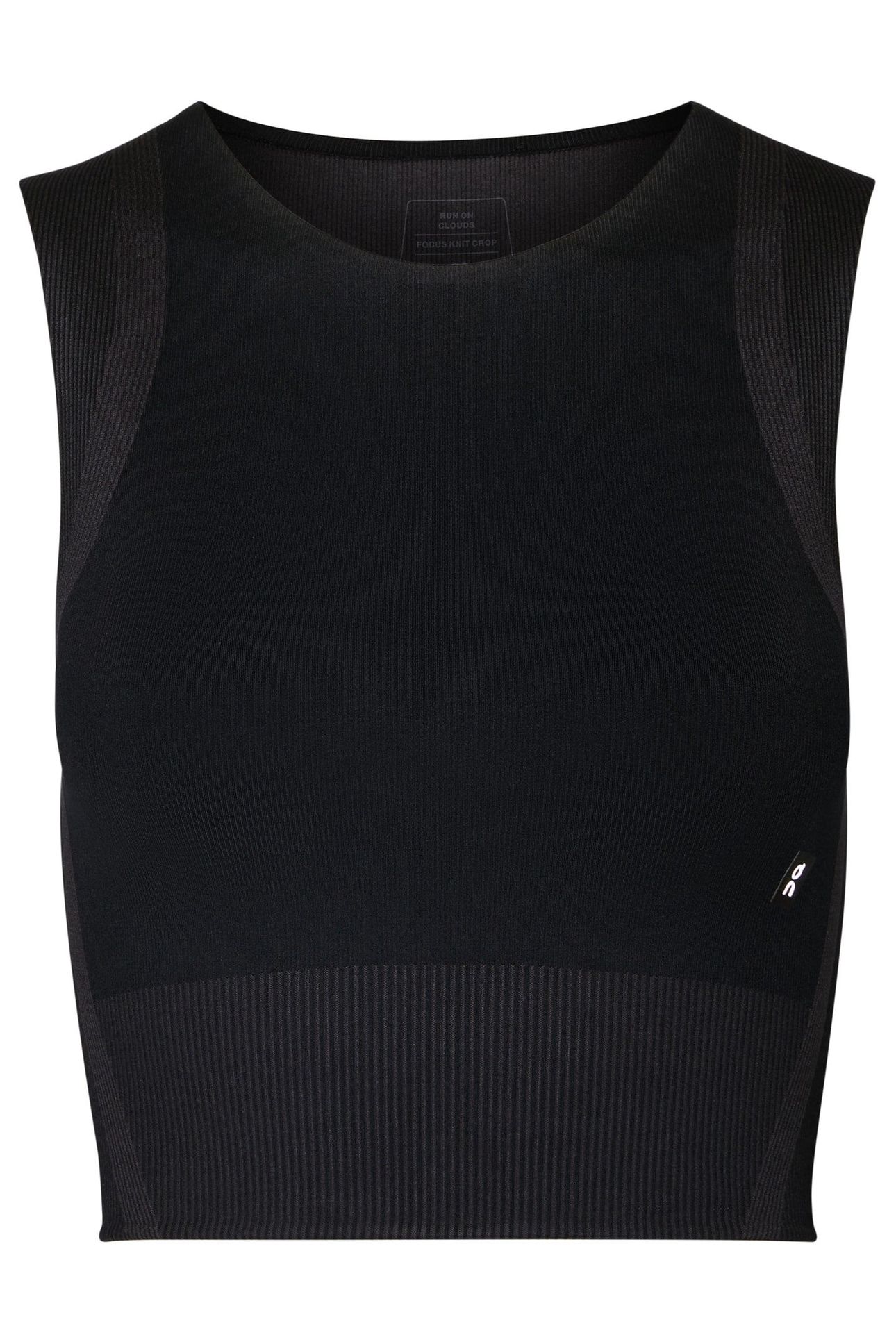 Women's Studio Knit Crop Top (Black Eclipse)