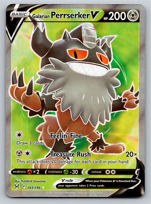 Pokémon TCG: Perrserker de Galar V 183 (German, Ultra Rare)