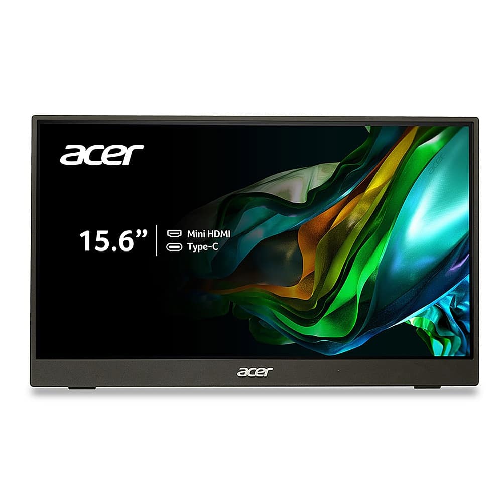 Acer: 15.6" IPS FHD FreeSync Portable Monitor (DisplayPort, HDMI) (Black)