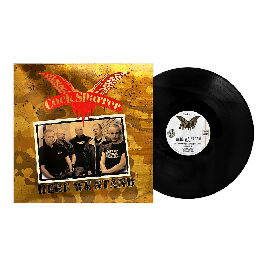 Cock Sparrer: Here We Stand 50th Anniversary - Vinyl LP (Black)