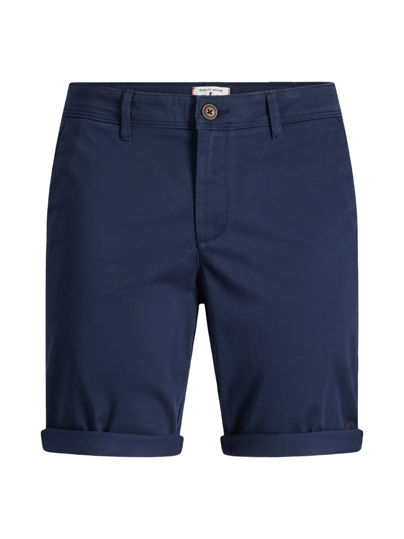 Regular Fit Chino Shorts (Navy Blue)