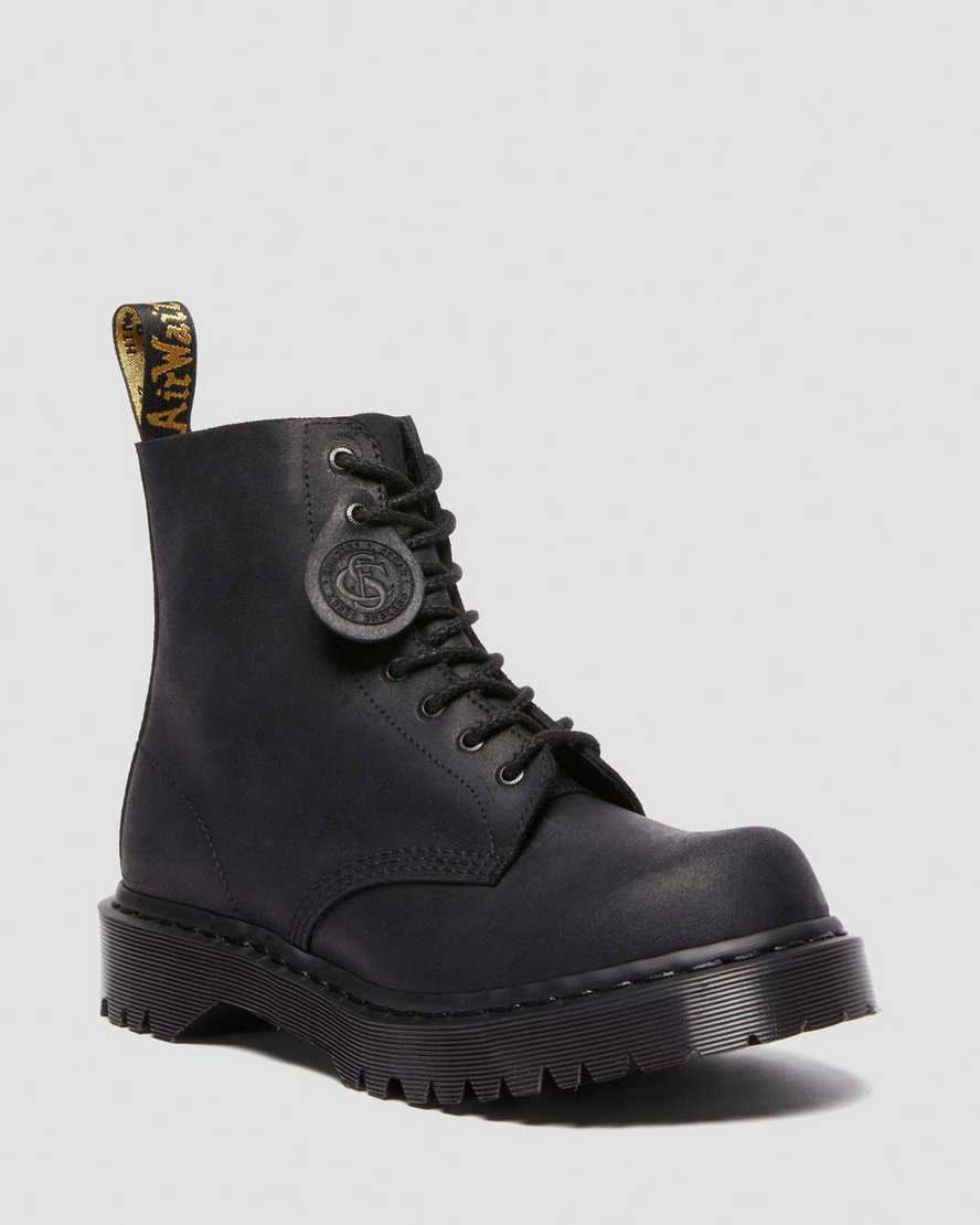 1460 Bex: Made In England Leather Bump Toe Boots