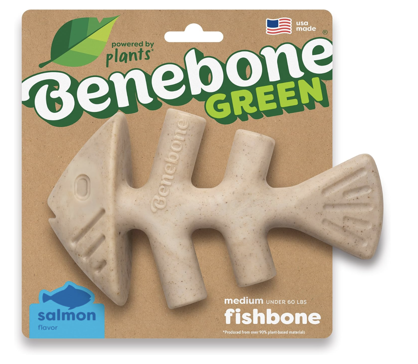 Benebone Plant-Based Fishbone Toy