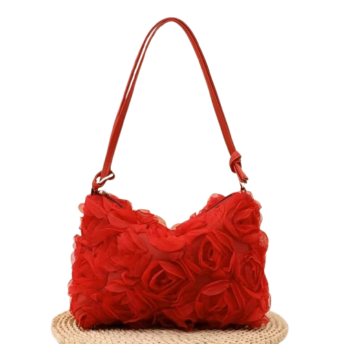 Women's Rose Evening Bag (Red)