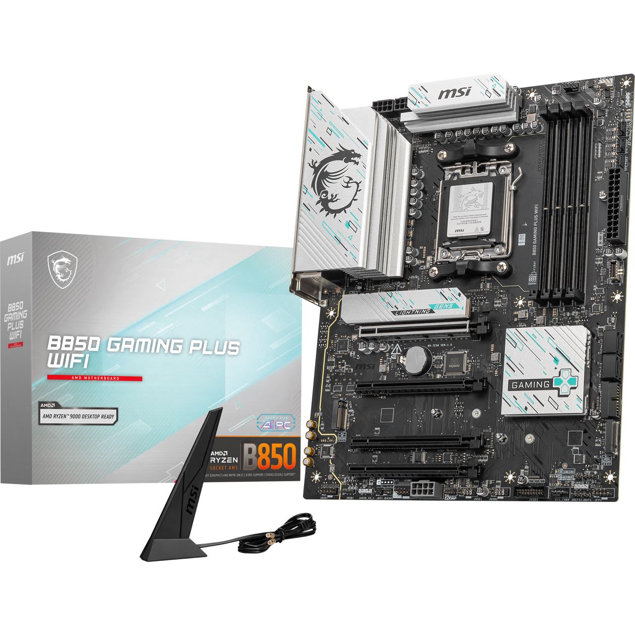 MSI: B850 Gaming Plus WiFi Motherboard (AM5, DDR5, ATX)