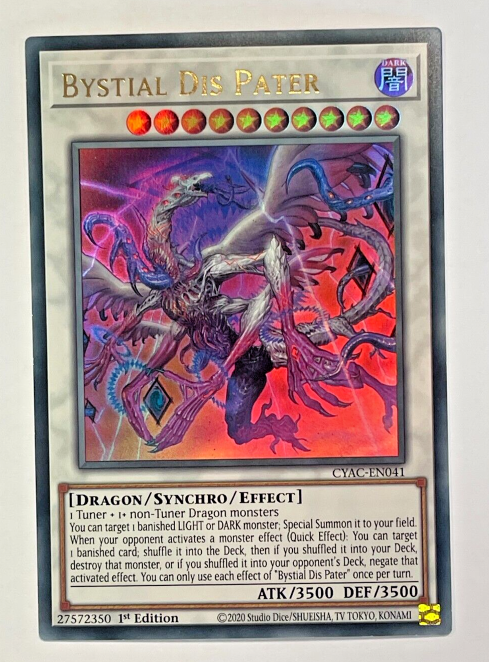 Yu-Gi-Oh! TCG: Bystial Dis Pater (Cyberstorm Access, UR)