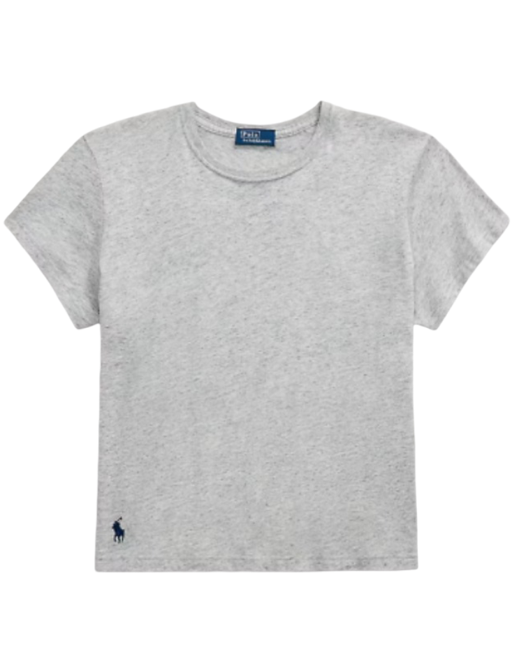 Women's Classic Shrunken Fit Jersey Tee (Cobblestone Heather)