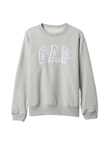 Logo Crew Neck Sweatshirt (Light Grey)
