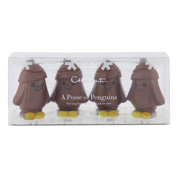 Posse of Penguins - Milk Chocolate (Pack Of 4) - 160g