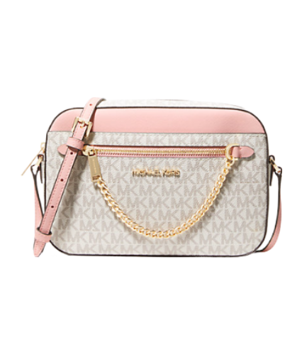 Jet Set Large Logo Crossbody Bag (PWD BLSH MLT)