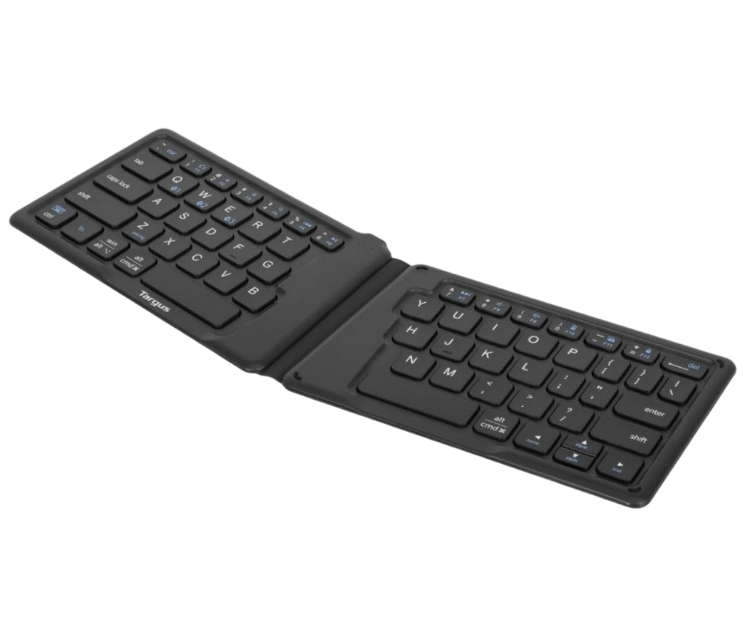 Targus: Antimicrobial Folding Ergonomic Bluetooth Keyboard