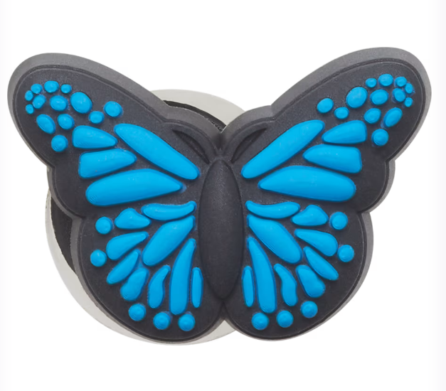 Jibbitz Charms: Blue Butterfly
