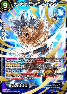 Dragon Ball Super: Son Goku, Strength of Legends