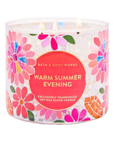 3-Wick Candle: Warm Summer Evening - 411g