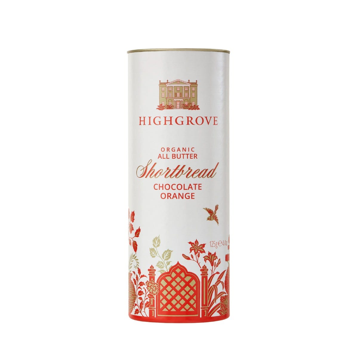 Highgrove Organic Chocolate & Orange Shortbread Tin -125g