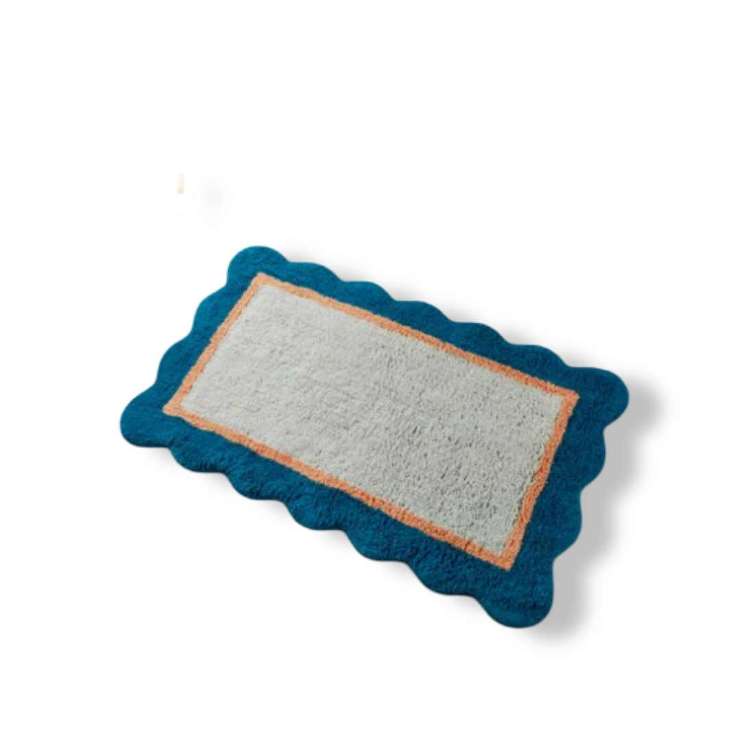 Heart & Soul Scallop Bath Mat