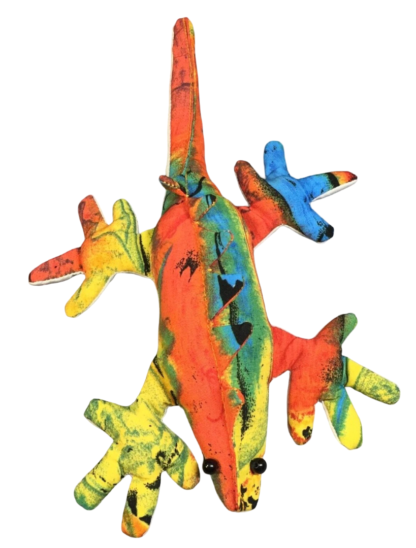 Sand Filled Iguana Plush Toy