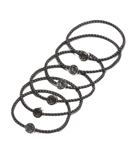 Glow On Hair Ties (Pack Of 6)