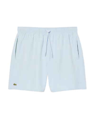 Men's Quick-Dry Swim Trunks - Mid Length  (Light Blue)