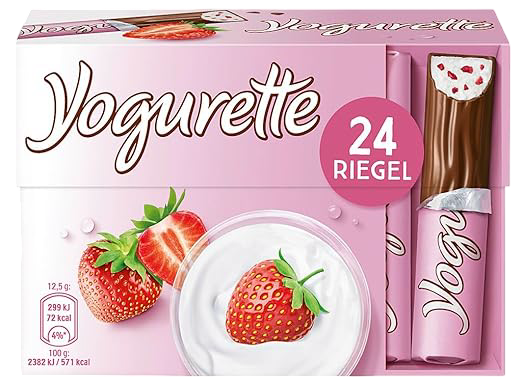 Yogurette: Strawberry Bars (Pack of 24)