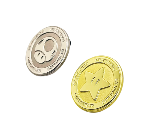 My Nintendo Platinum Point & Gold Point Coins Pin Set
