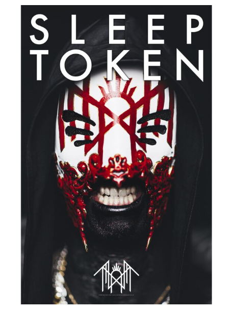 Sleep Token: "Vessel Mask" Flag (Multicolour)
