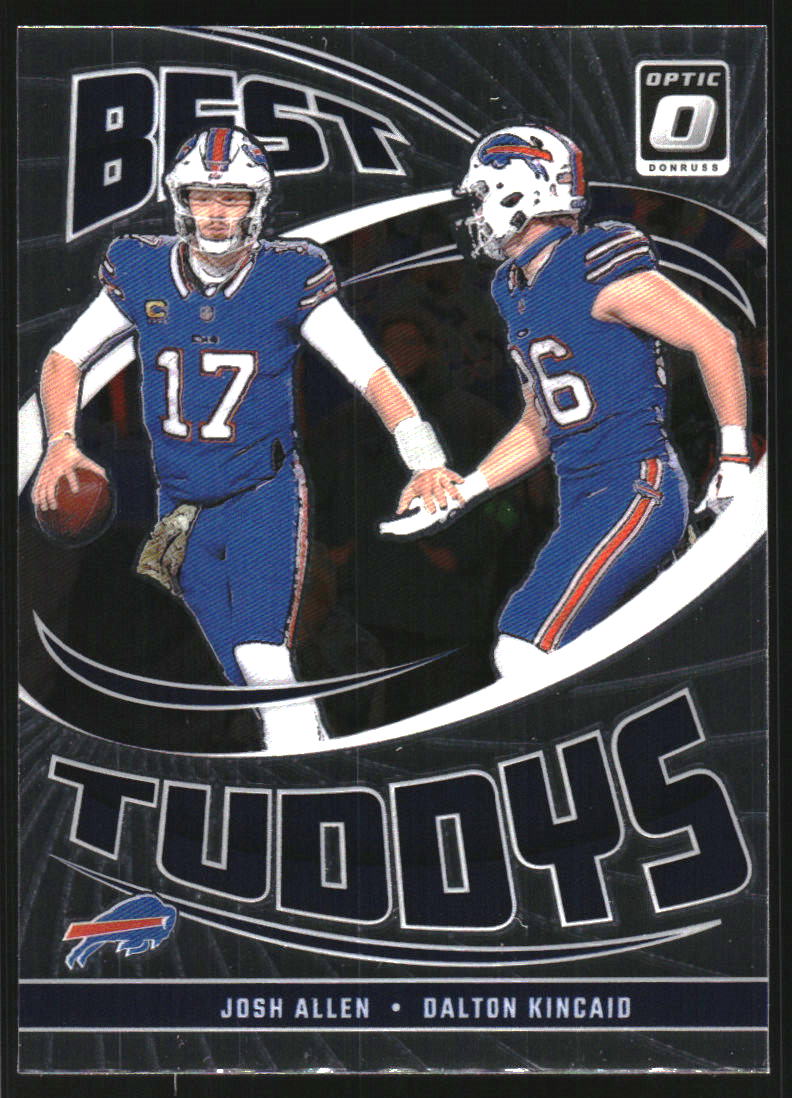 2024 Donruss Optic Best Tuddys #10 Dalton Kincaid/Josh Allen