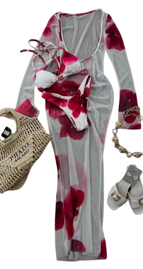 2025 New Low Waist Bikini Sets And Cover Up