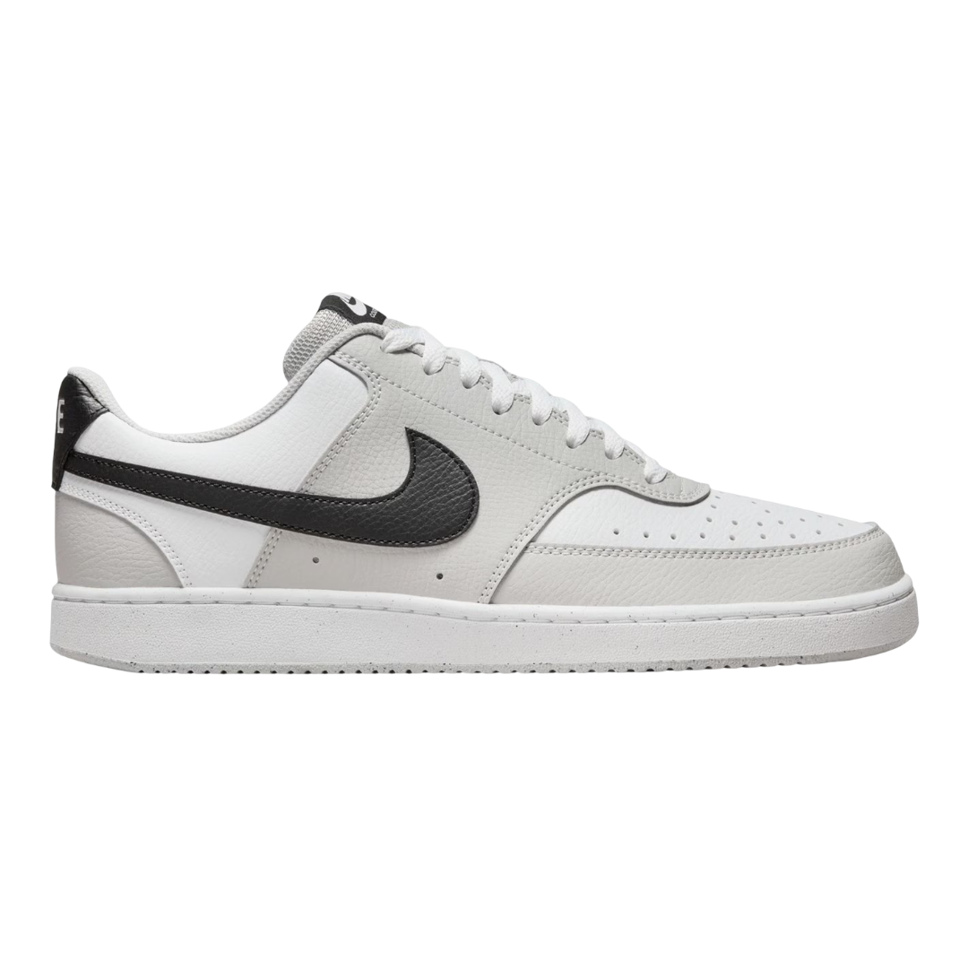 Nike: Men’s Court Vision Low Trainers (Grey/Black/White)