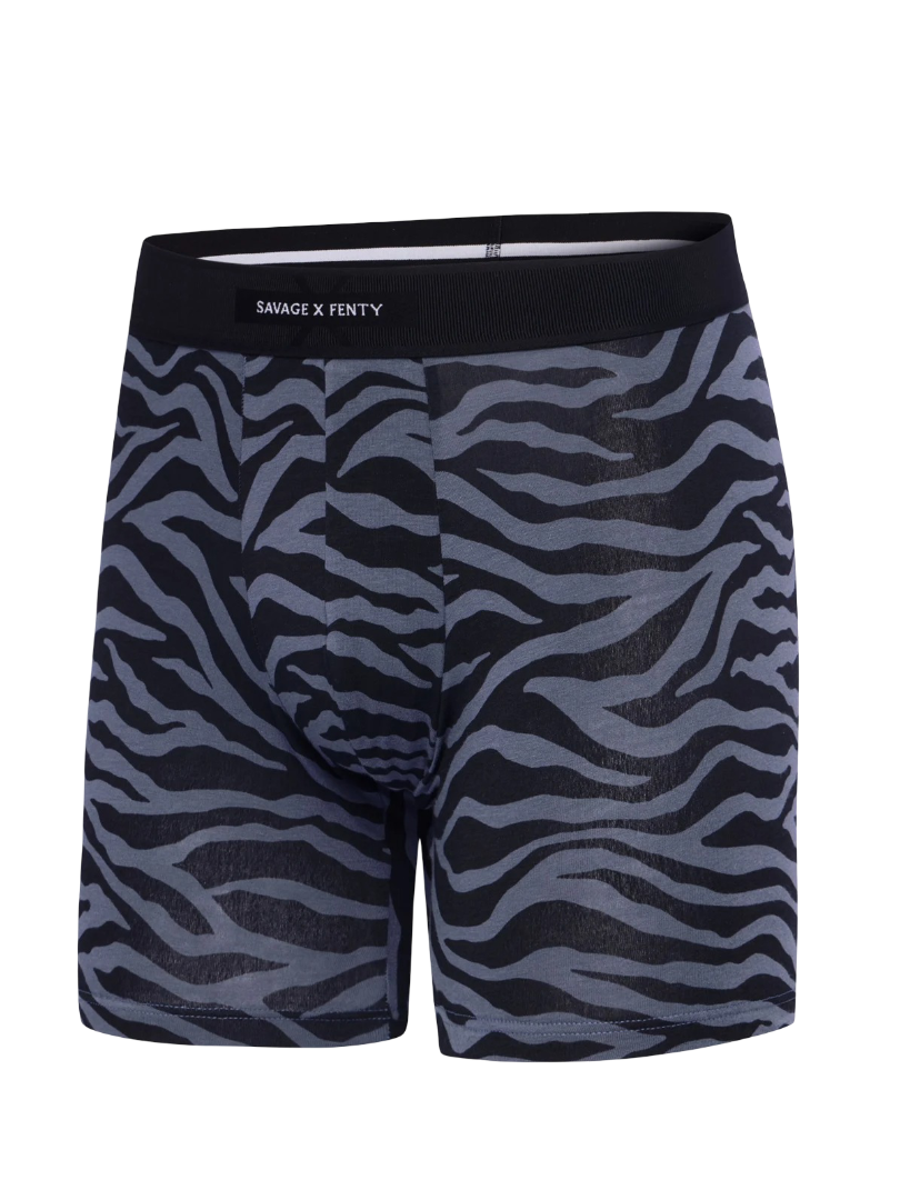 Savage X Boxer Briefs (Peaceful Purple Tiger Stripe Print)