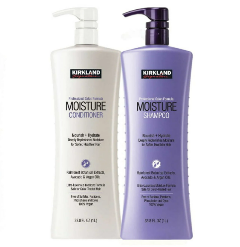 Kirkland Signature Moisture Shampoo & Conditioner - 33.8 Fl oz