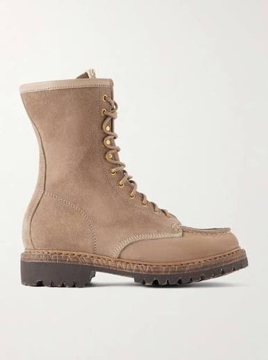 Men's Scout Moc Suede Boots (Beige)