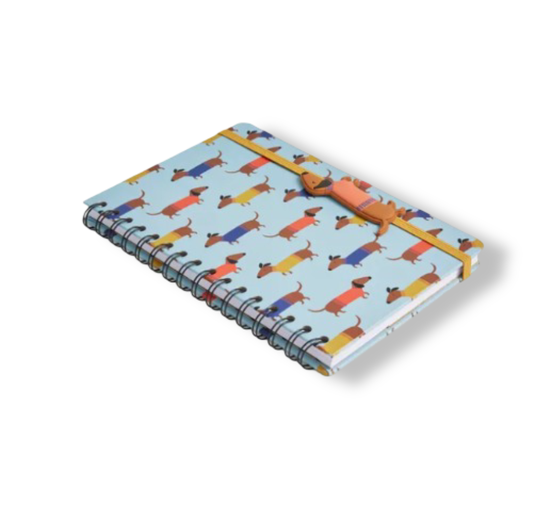 Waters & Noble Sam: The Sausage Dog A5 Spiral Bound Notebook