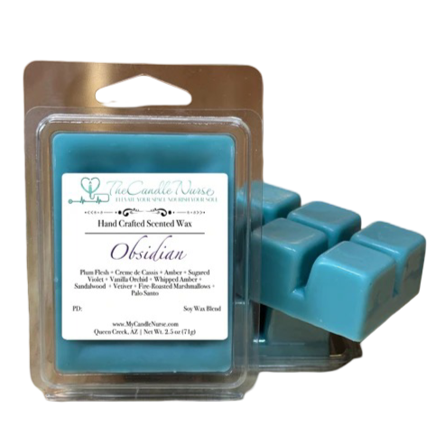 Hand Crafted Scented Wax: Obsidian - 2.5 oz