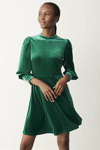 Women's Principles Green Textured Jersey Midi Dress (Green)